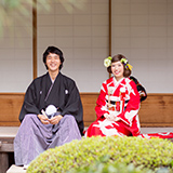 フォトプラン　婚礼写真　前撮り　レトロ　ロケーション　引き振袖　KIMONO姫