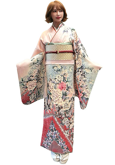 顔合わせ着物レンタルおしゃれ結婚式参列個性的かわいい上品人気着物レンタル