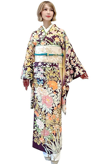 顔合わせ着物レンタルおしゃれ結婚式参列個性的かわいい上品人気着物レンタル